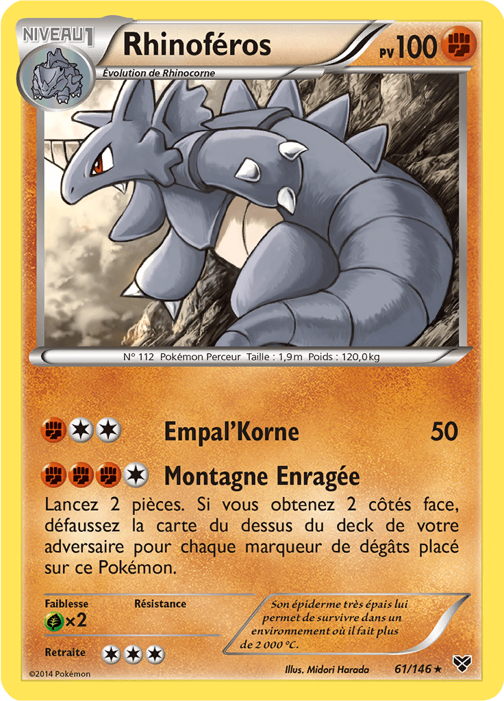 Rhinoféros - XY - 061 - Rare