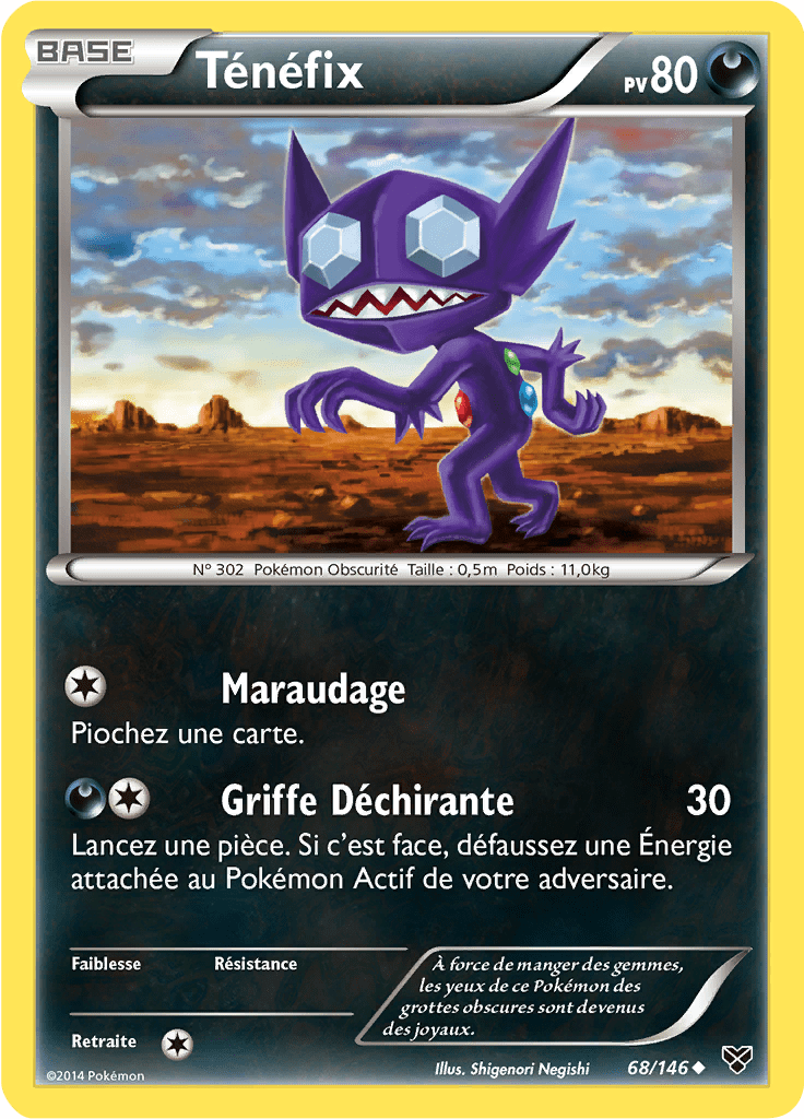 Ténéfix - XY - 068 - Peu commune