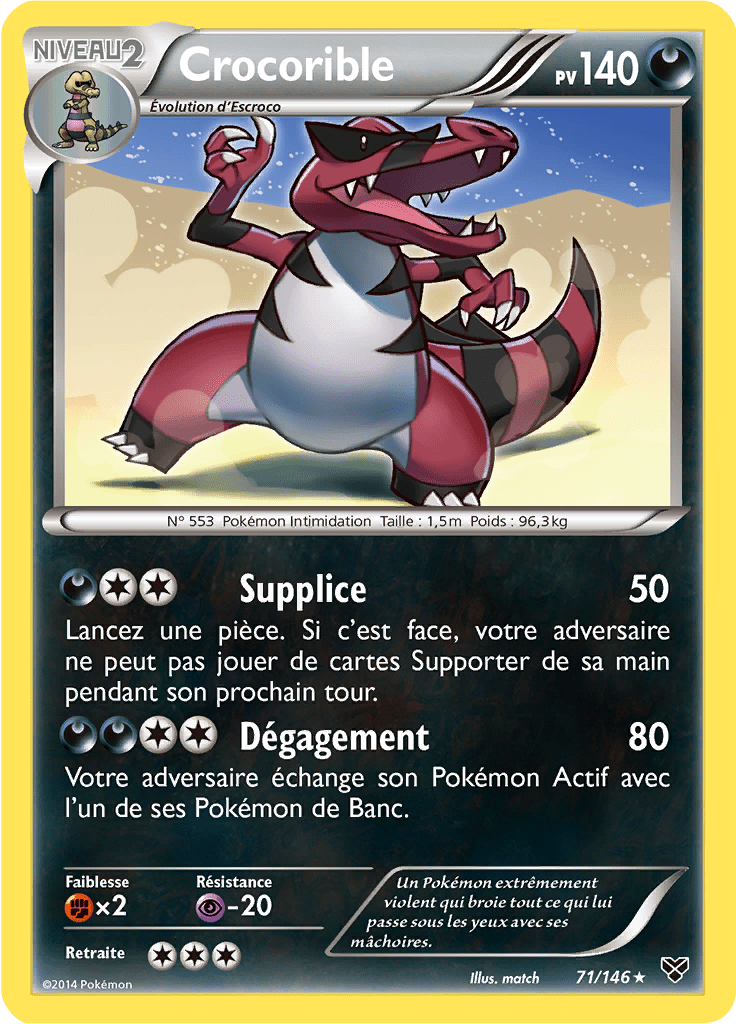 Crocorible - XY - 071 - Rare