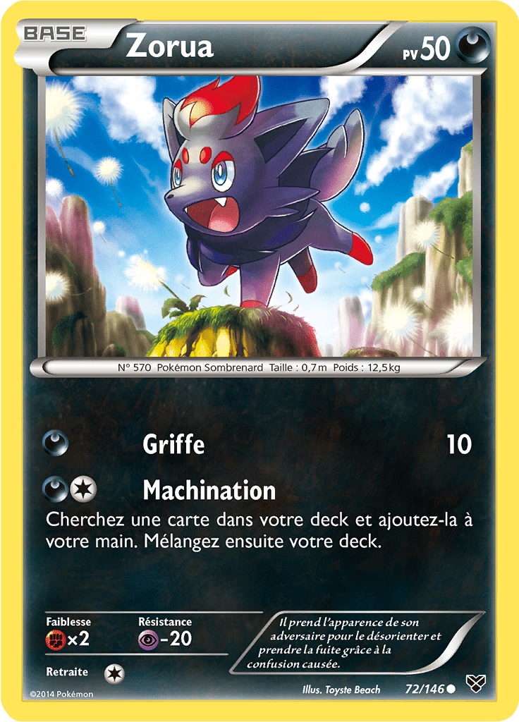 Zorua - XY - 072 - Commune