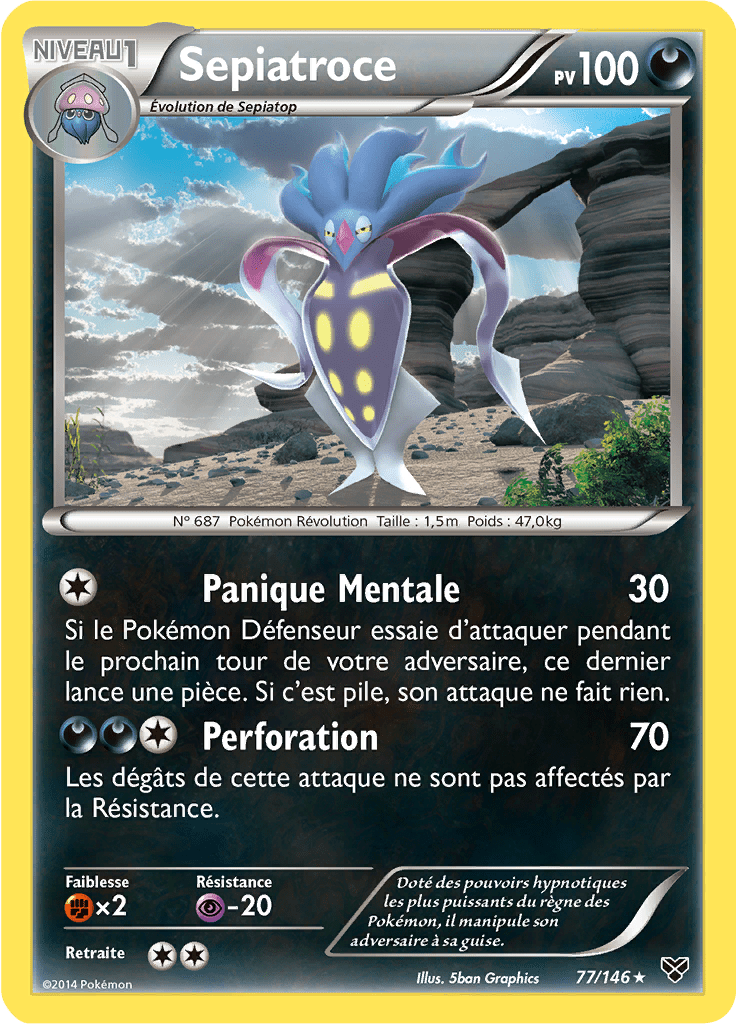Sepiatroce - XY - 077 - Rare