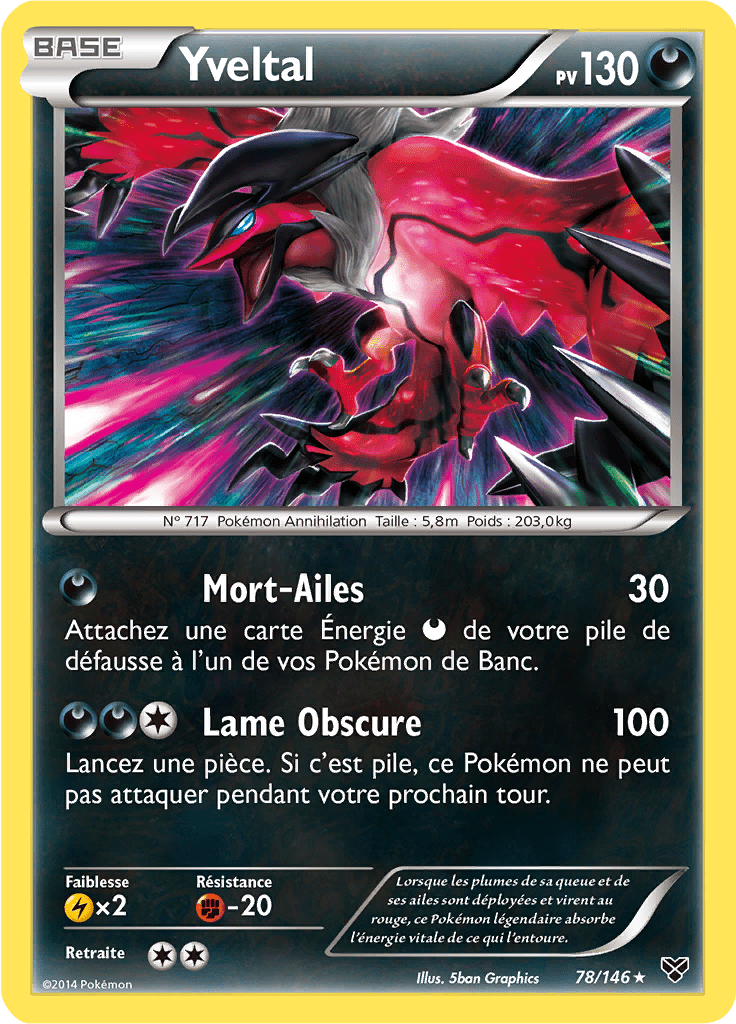 Yveltal - XY - 078 - Rare