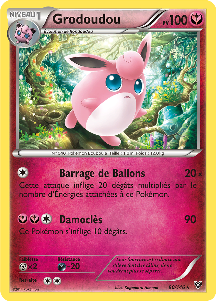 Grodoudou - XY - 090 - Rare