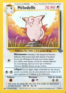 Carte Pokémon Mélodelfe 17/64 - Jungle