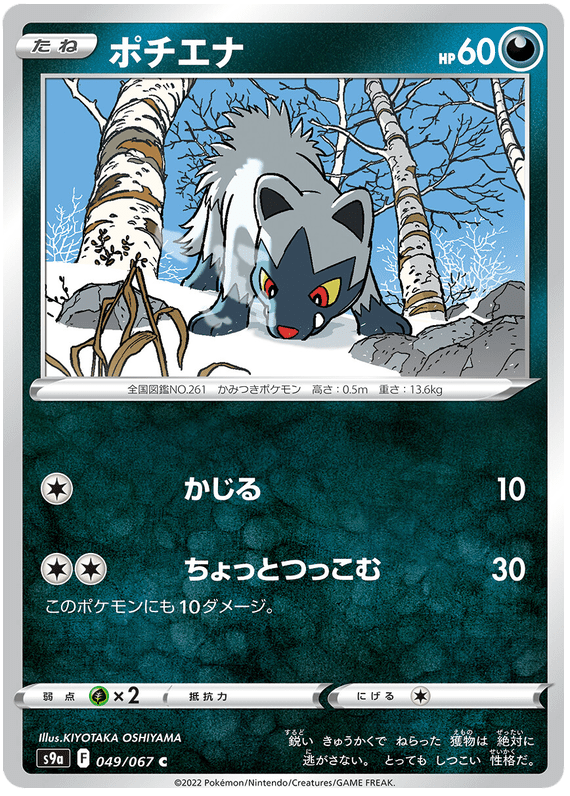 Poochyena - S9A Battle Region - 049 - Commune