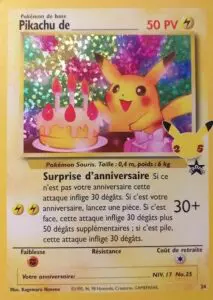 Pikachu Anniversaire - Célébrations - 24