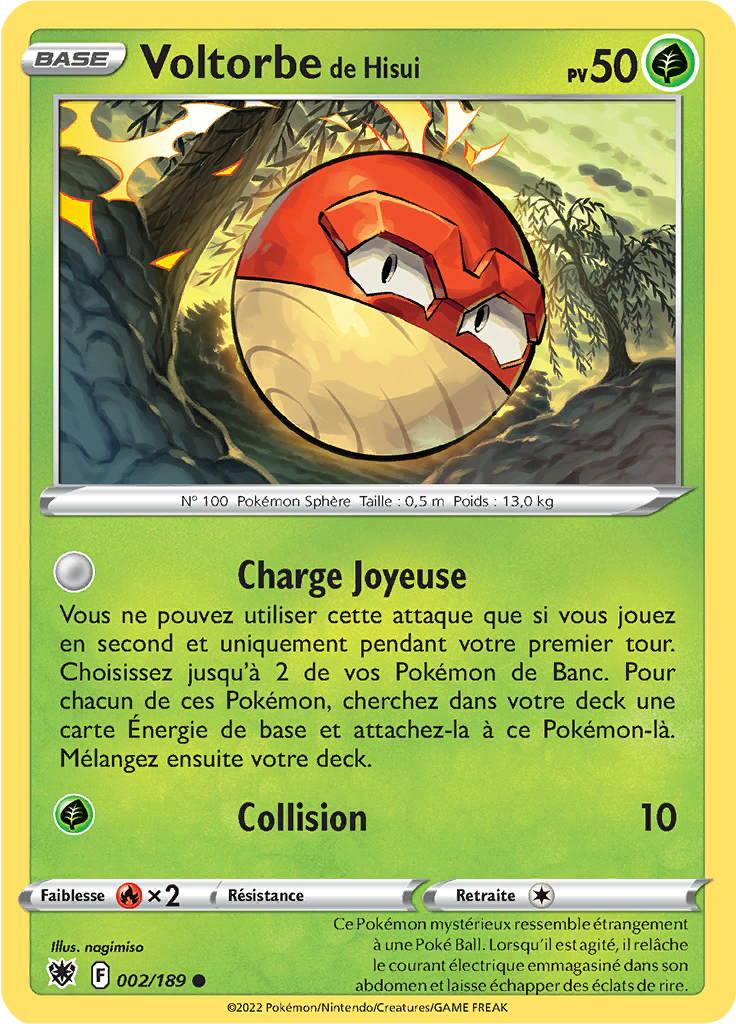 Voltorbe de Hisui - EB Astres Radieux - 002/189 - Commune