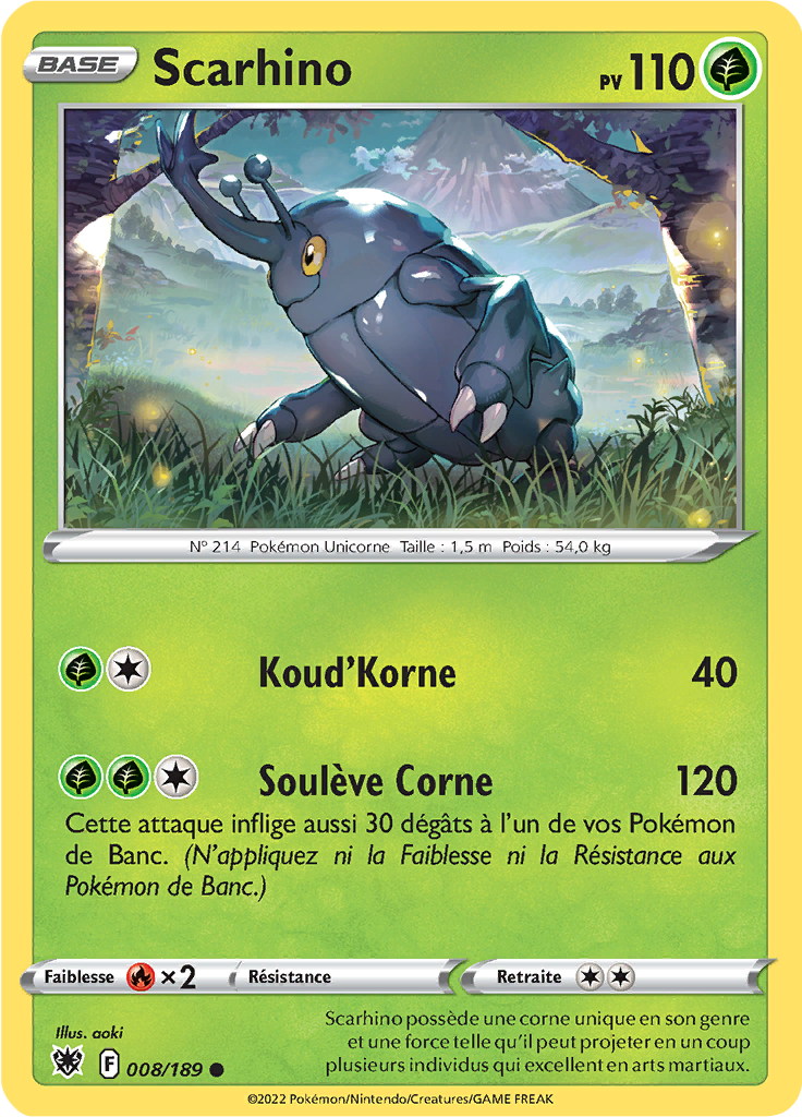 Scarhino - EB Astres Radieux - 008/189 - Commune