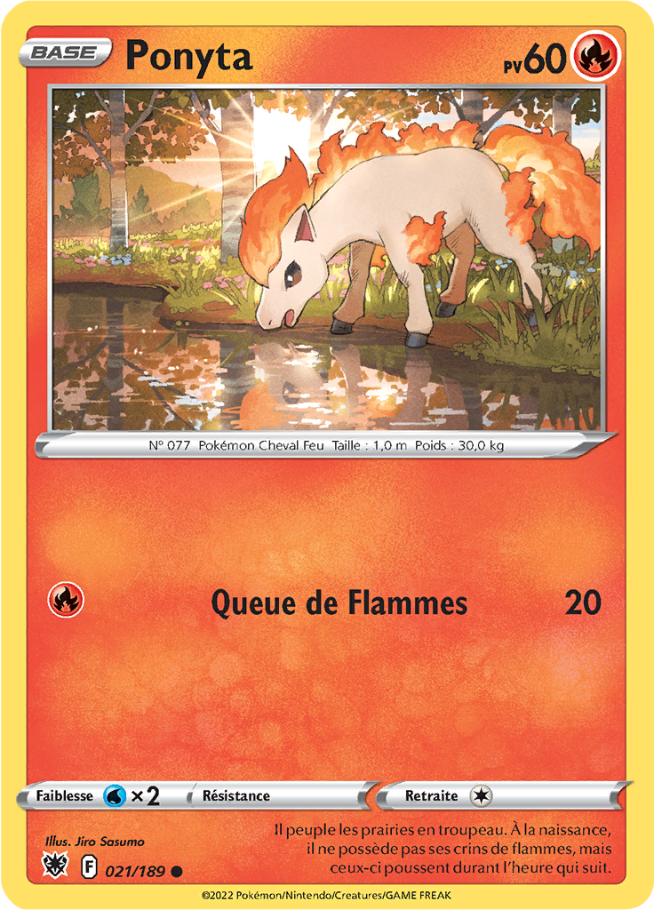 Ponyta - EB Astres Radieux - 021/189 - Commune