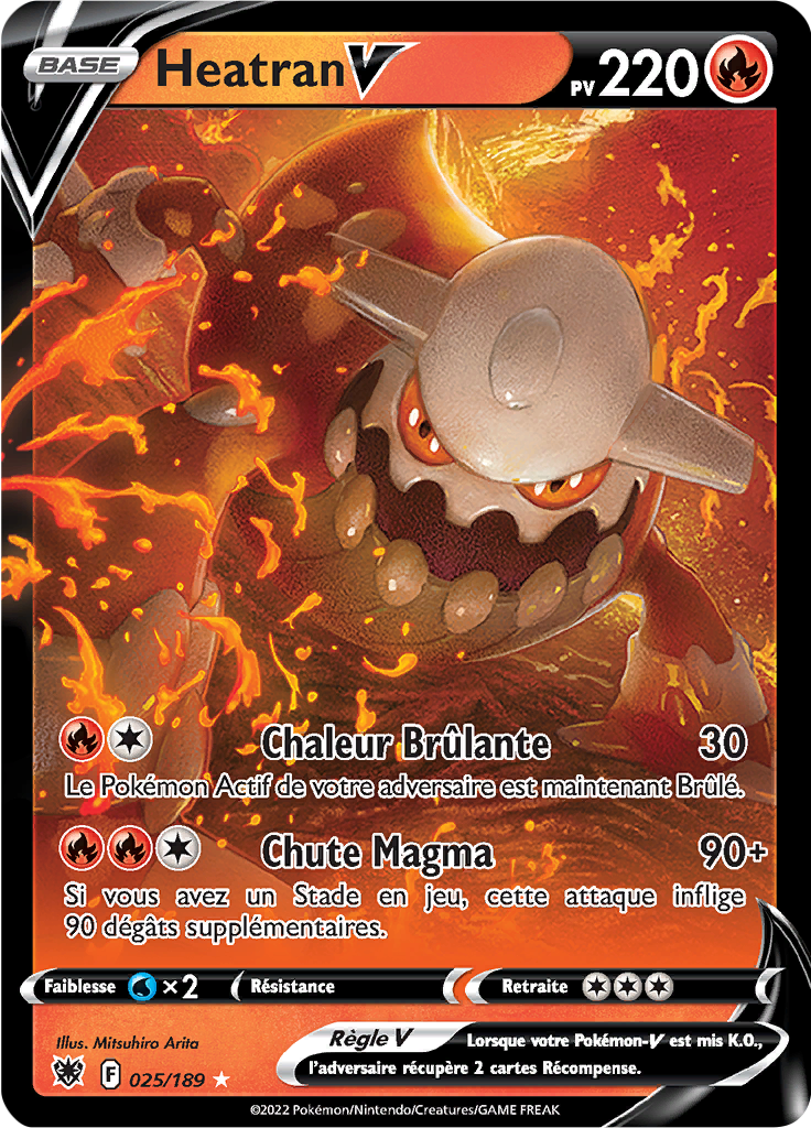 Heatran V - EB Astres Radieux - 025/189 - Ultra rare