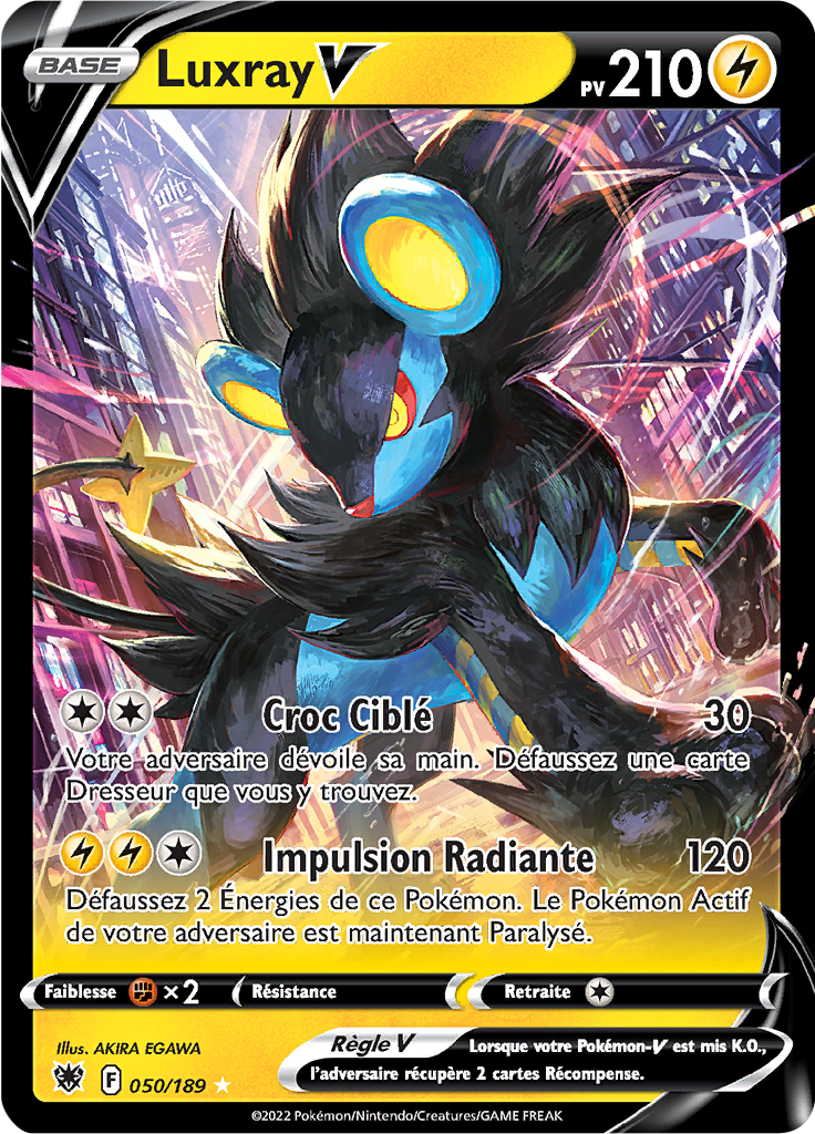 Luxray V - EB Astres Radieux - 050/189 - Ultra rare