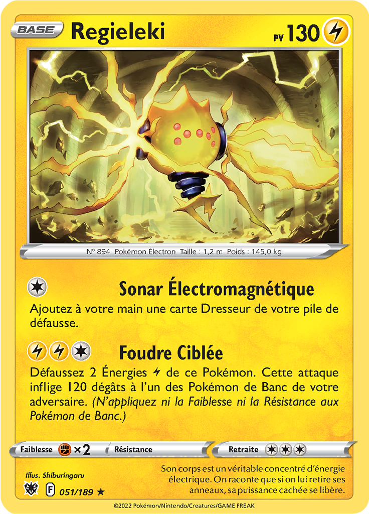 Regieleki - EB Astres Radieux - 051/189 - Rare