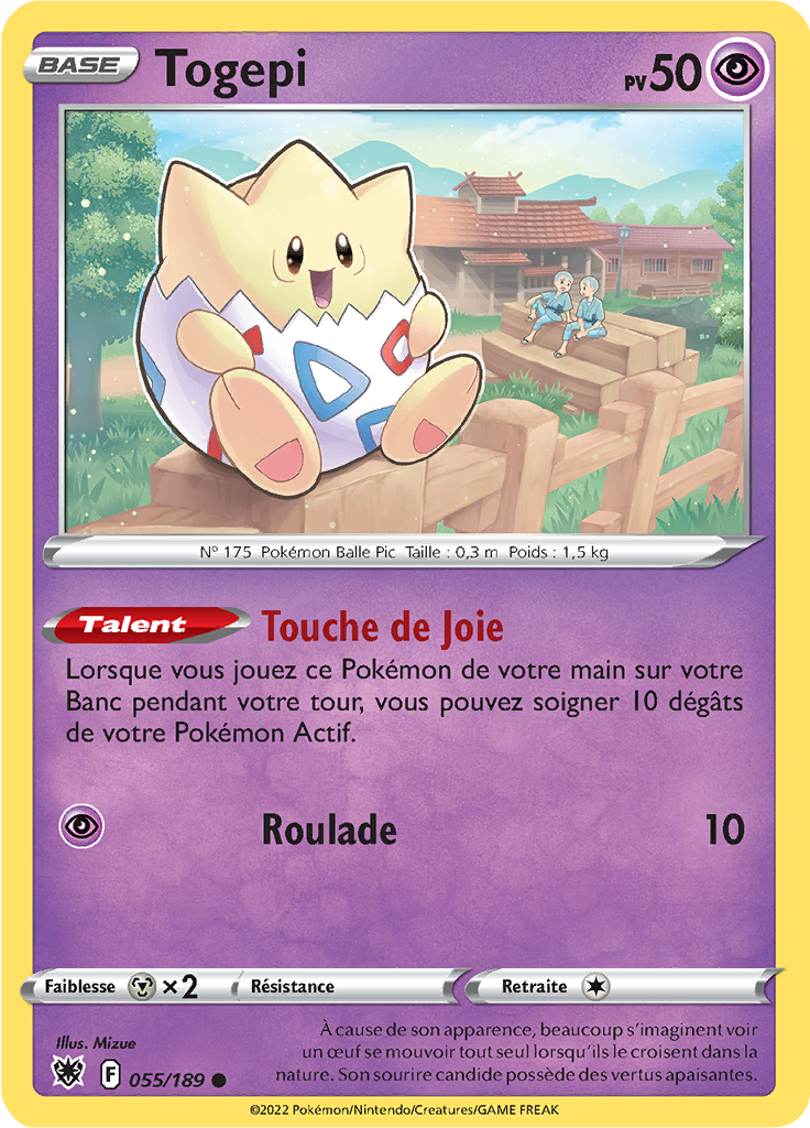 Togepi - EB Astres Radieux - 055/189 - Commune