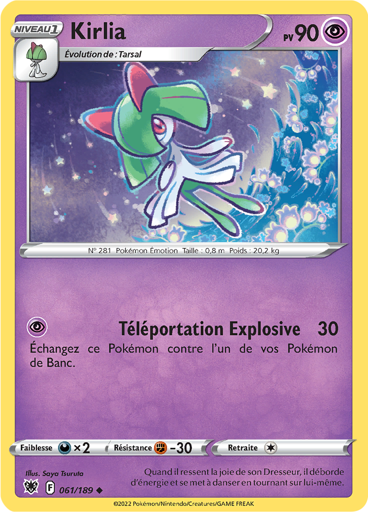 Kirlia - EB Astres Radieux - 061/189 - Peu commune