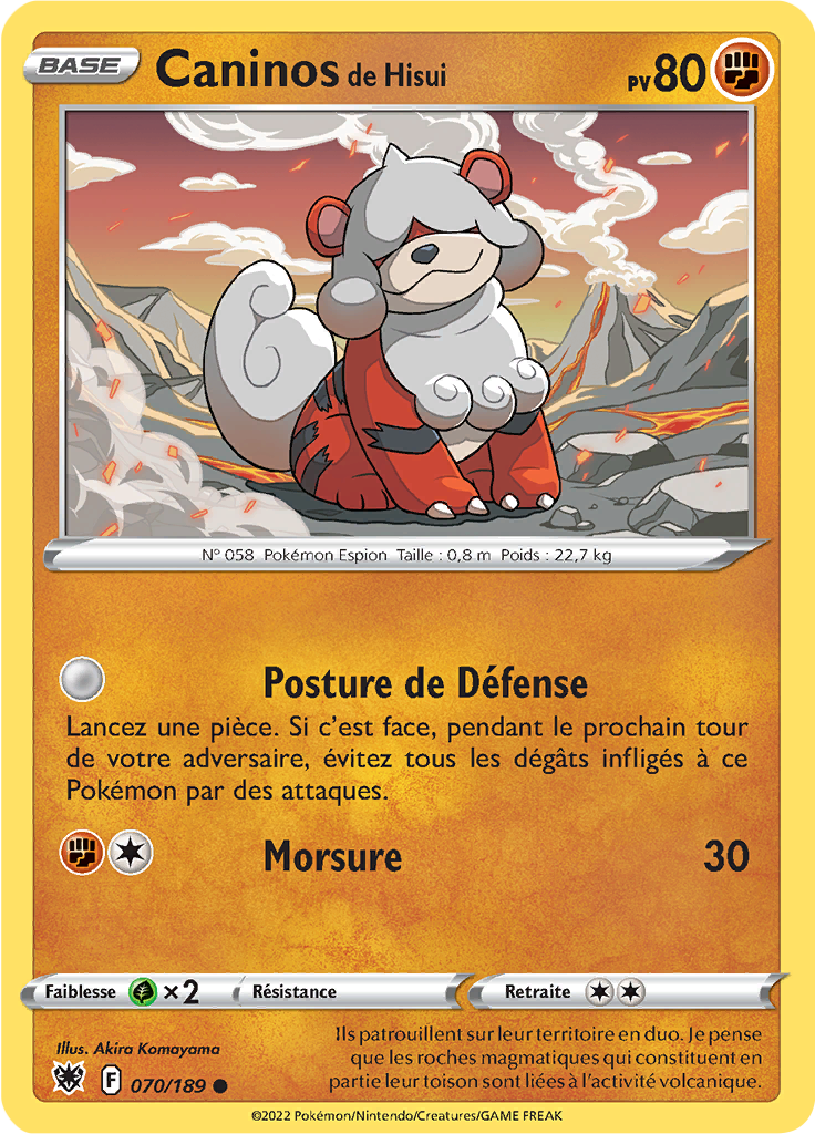 Caninos de Hisui - EB Astres Radieux - 070/189 - Commune