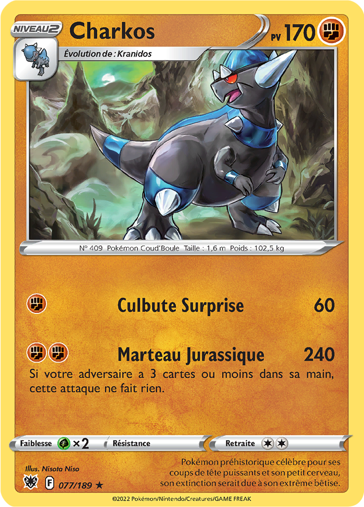 Charkos - EB Astres Radieux - 077/189 - Holographique