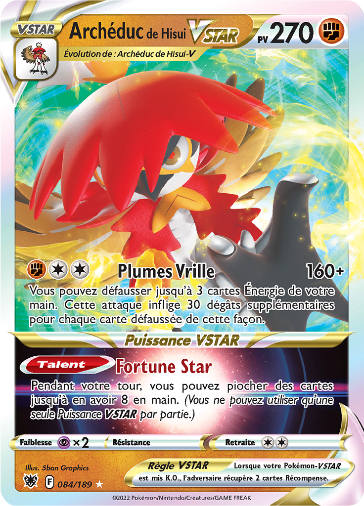 Archéduc de Hisui VSTAR - EB Astres Radieux - 084/189 - Ultra rare