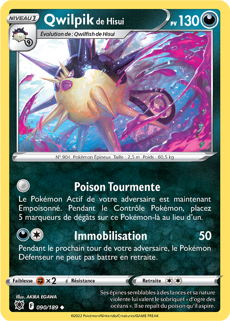 Qwilpik de Hisui - EB Astres Radieux - 090/189 - Peu commune