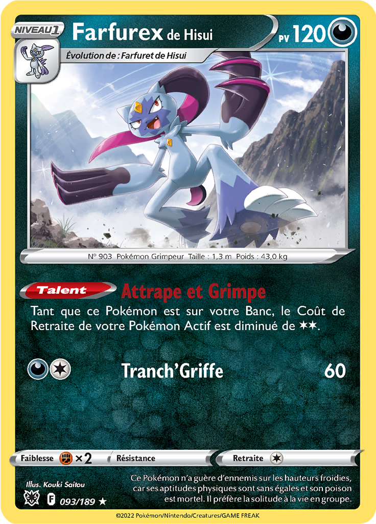 Farfurex de Hisui - EB Astres Radieux - 093/189 - Holographique