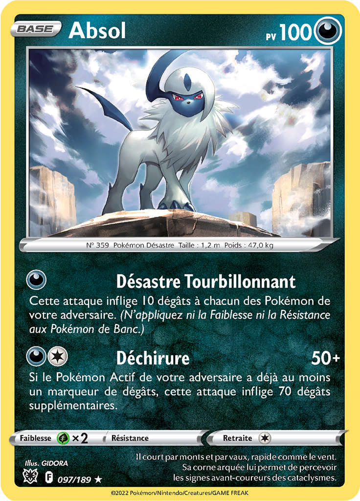 Absol - EB Astres Radieux - 097/189 - Holographique