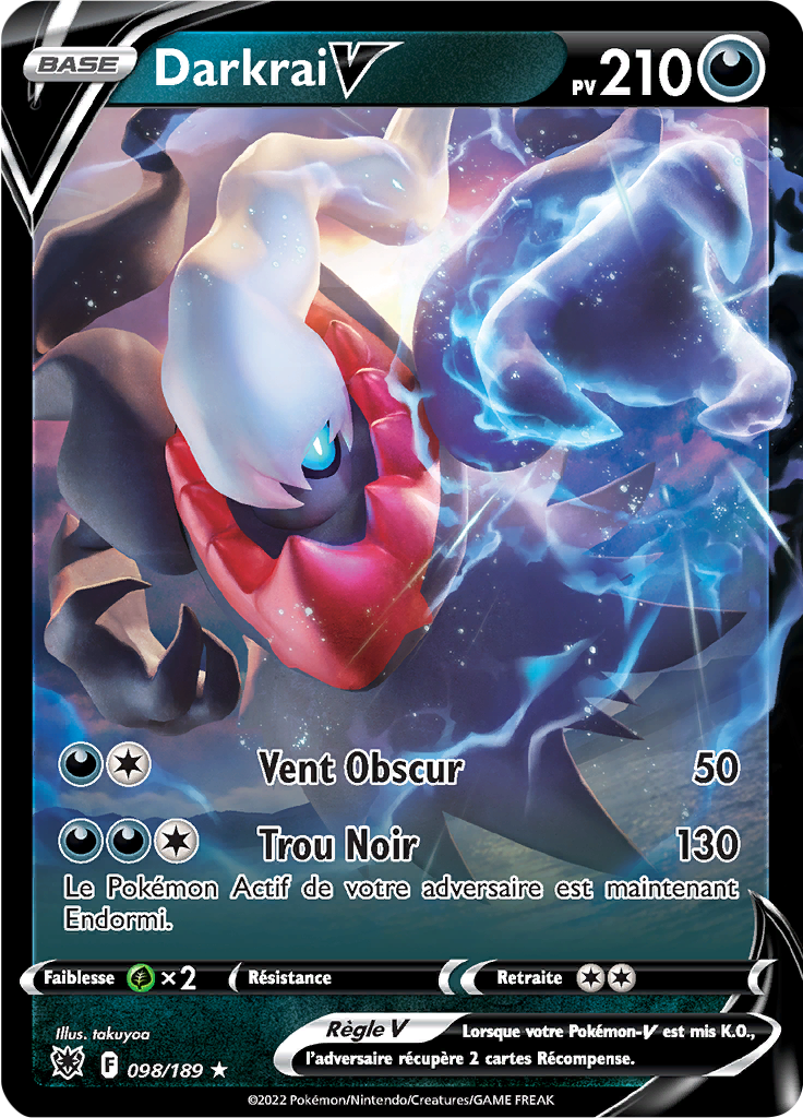 Darkrai V - EB Astres Radieux - 098/189 - Ultra rare
