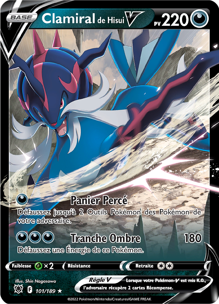 Clamiral de Hisui V - EB Astres Radieux - 101/189 - Ultra rare