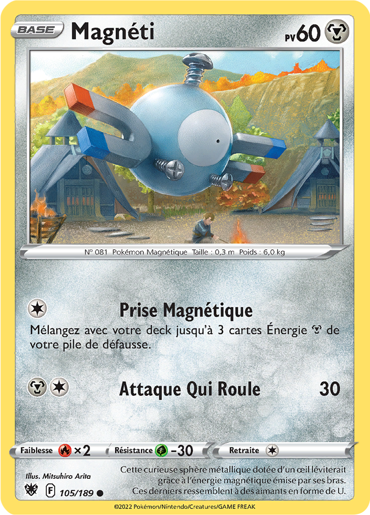 Magnéti - EB Astres Radieux - 105/189 - Commune