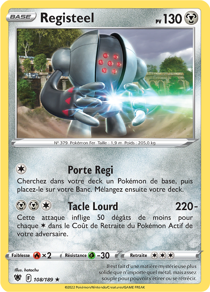 Registeel - EB Astres Radieux - 108/189 - Rare
