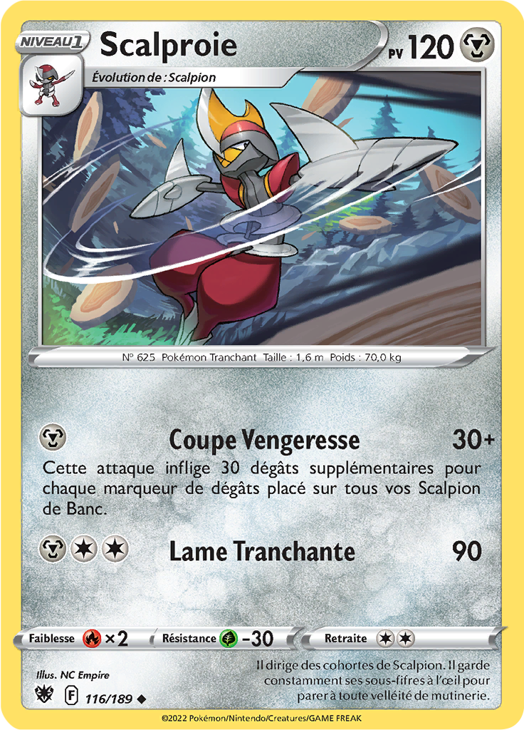 Scalproie - EB Astres Radieux - 116/189 - Peu commune