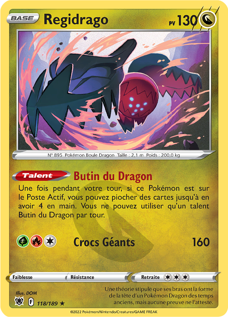 Regidrago - EB Astres Radieux - 118/189 - Rare
