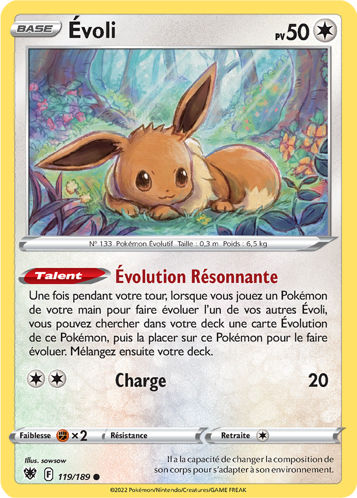 Évoli - EB Astres Radieux - 119/189 - Commune