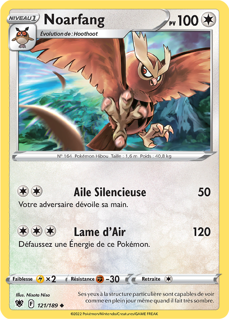 Noarfang - EB Astres Radieux - 121/189 - Peu commune