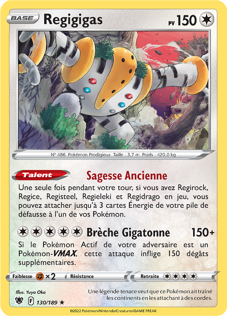 Regigigas - EB Astres Radieux - 130/189 - Holographique
