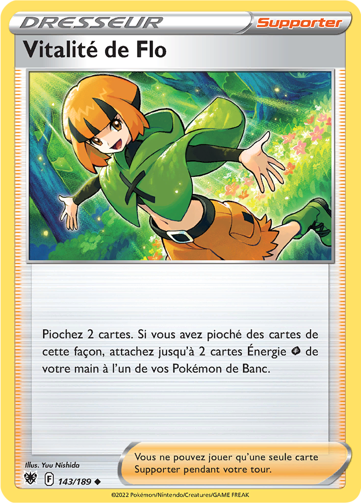 Vitalité de Flo - EB Astres Radieux - 143/189 - Peu commune