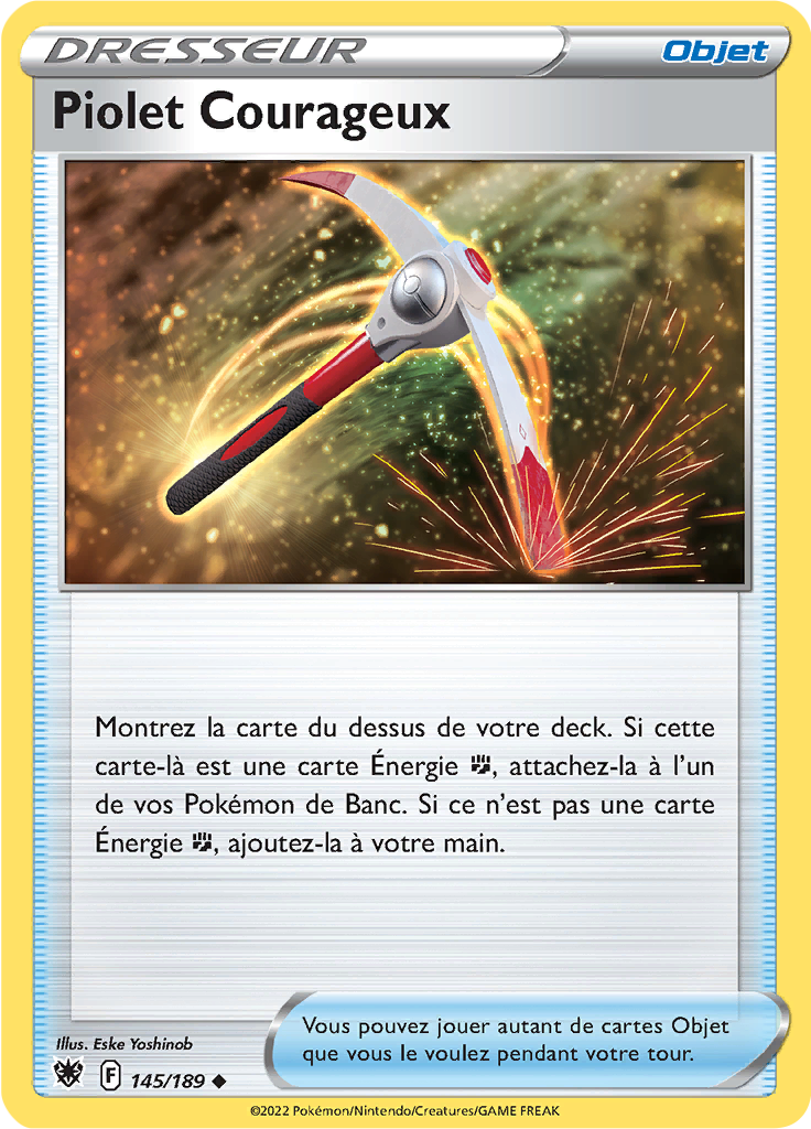 Piolet Courageux - EB Astres Radieux - 145/189 - Peu commune