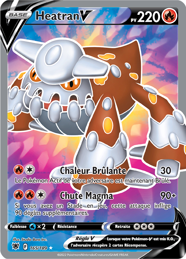 Heatran V - EB Astres Radieux - 165/189 - Ultra rare