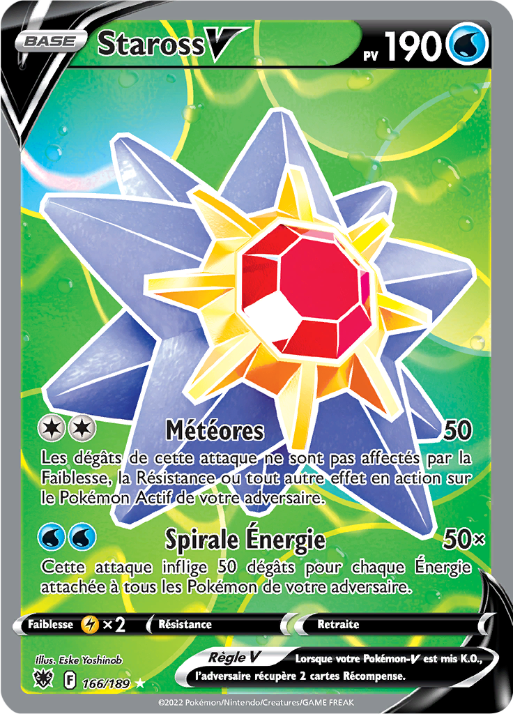 Staross V - EB Astres Radieux - 166/189 - Ultra rare