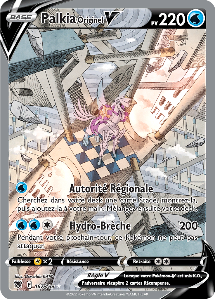 Palkia Originel V - EB Astres Radieux - 167/189 - Ultra rare