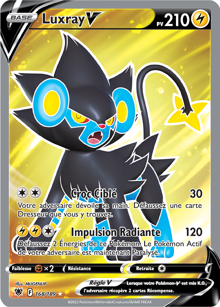 Luxray V - EB Astres Radieux - 168/189 - Ultra rare