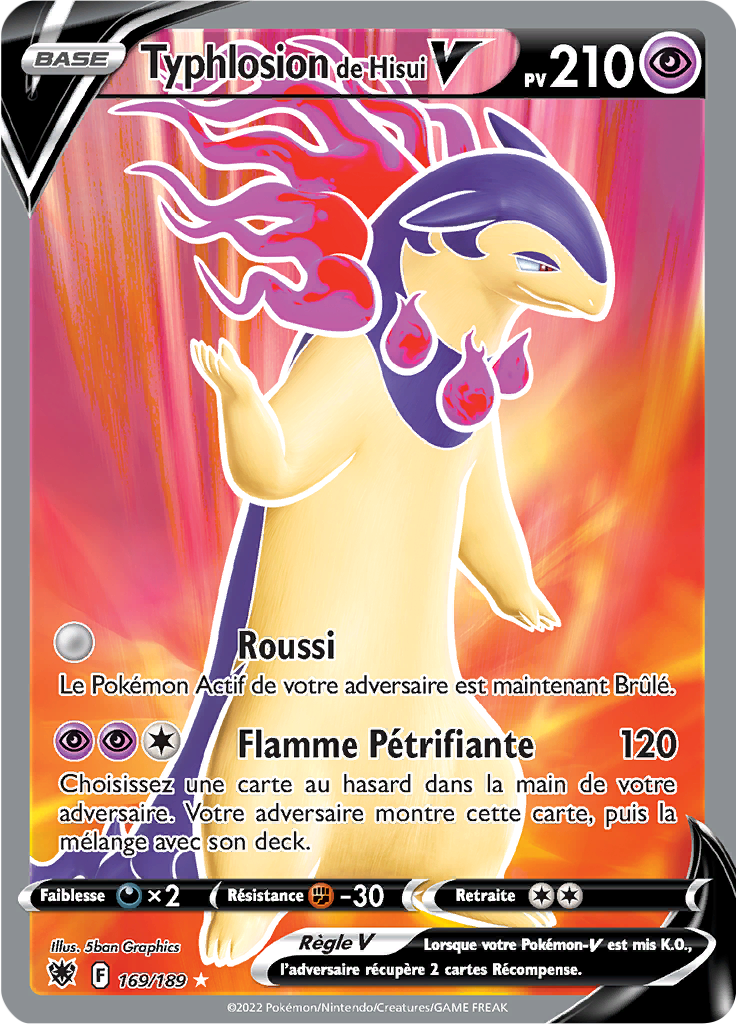 Typhlosion de Hisui V - EB Astres Radieux - 169/189 - Ultra rare