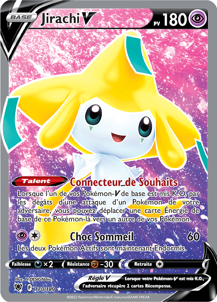 Jirachi V - EB Astres Radieux - 170/189 - Ultra rare