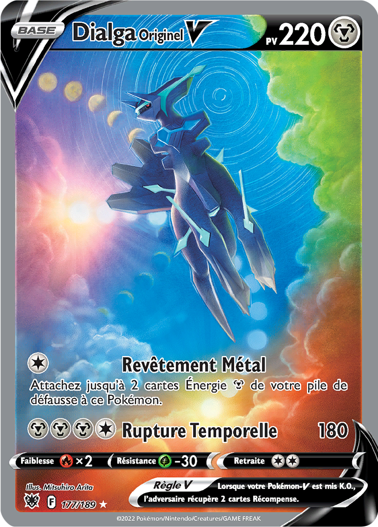 Dialga Originel V - EB Astres Radieux - 177/189 - Ultra rare
