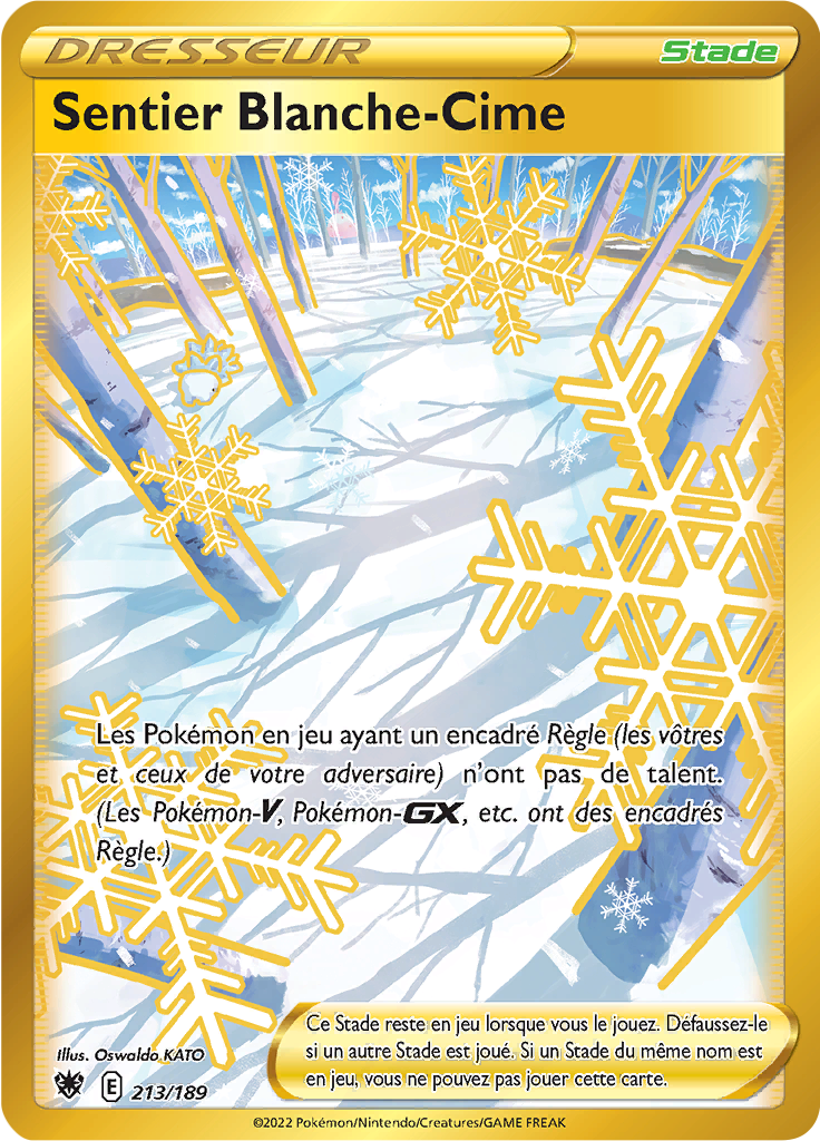 Sentier Blanche-Cime - EB Astres Radieux - 213/189 - Ultra rare