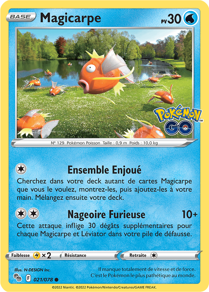 Magicarpe - Pokémon GO - 021/078 - Commune