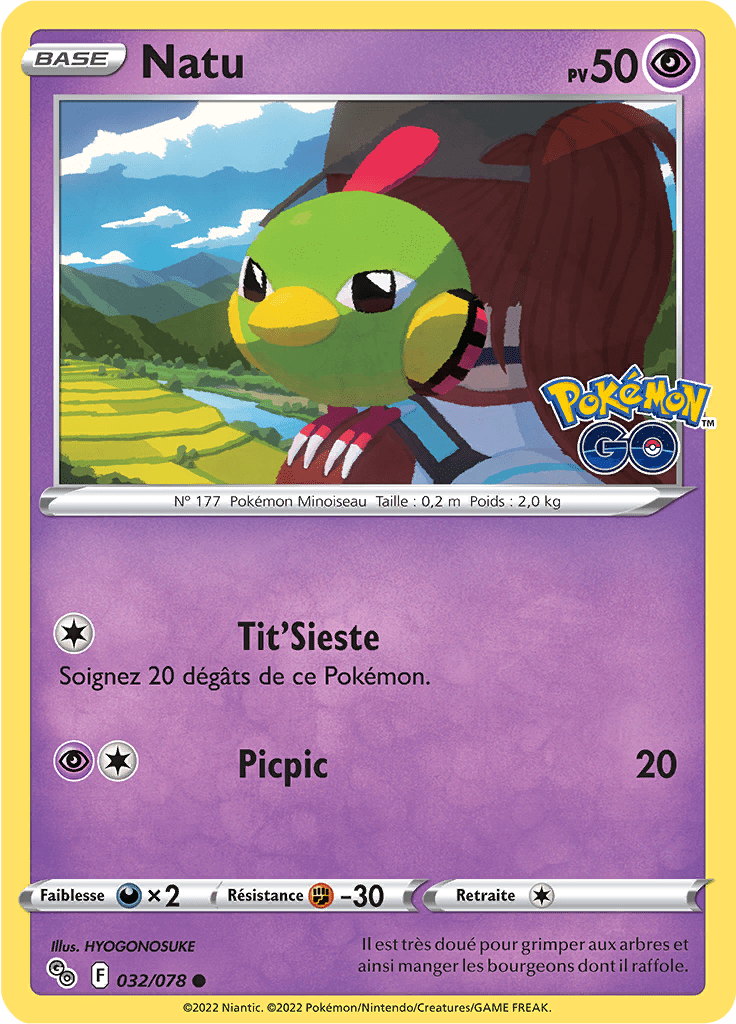 Natu - Pokémon GO - 032/078 - Commune
