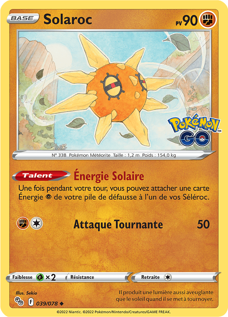 Solaroc - Pokémon GO - 039/078 - Peu commune
