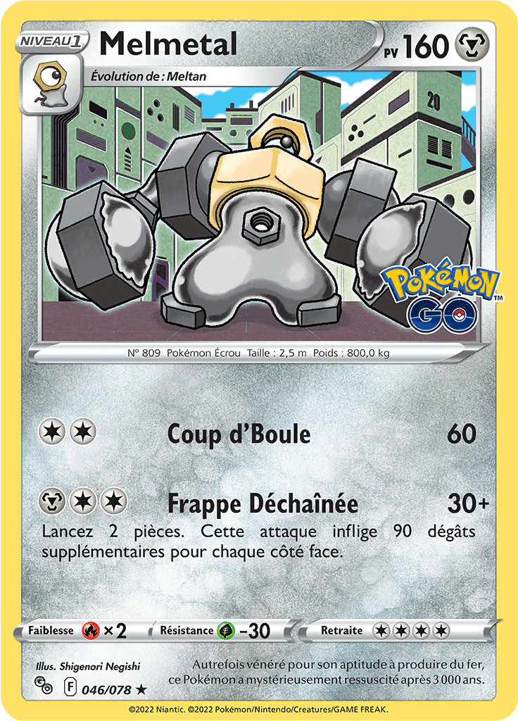Melmetal - Pokémon GO - 046/078 - Holographique