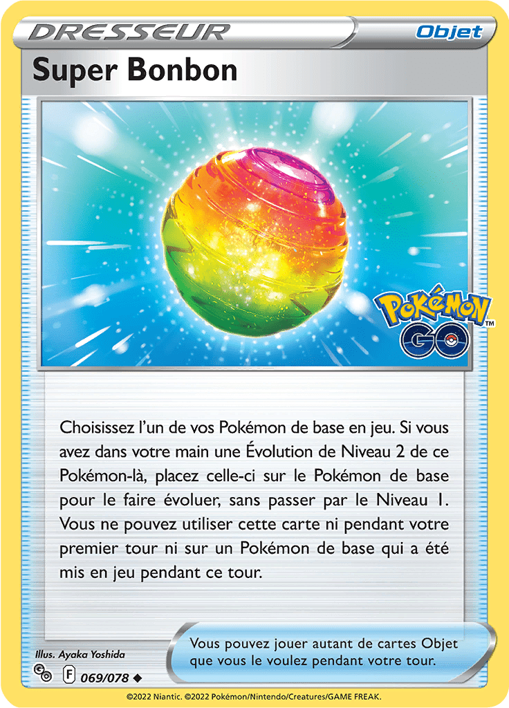 Super Bonbon - Pokémon GO - 069/078 - Peu commune