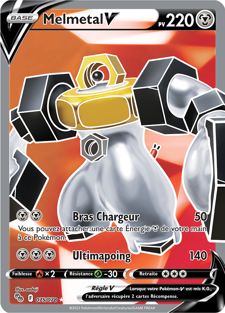 Melmetal V - Pokémon GO - 075/078 - Ultra rare