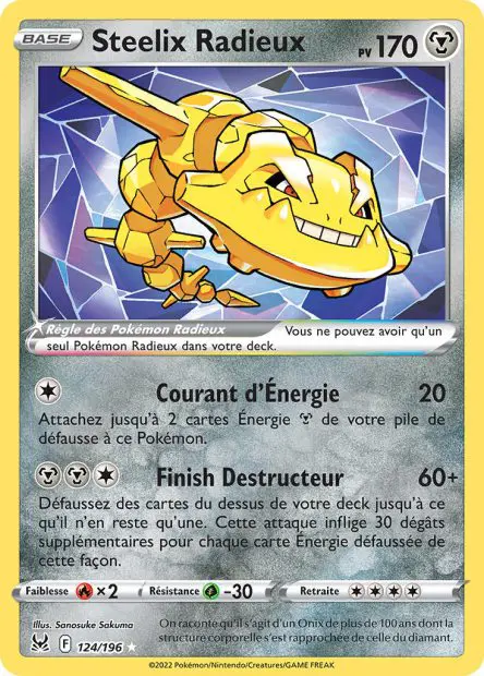 Steelix Radieux -  -  - Ultra rare